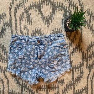 🦋Stars & Stripes • Frayed Cutoff Shorts